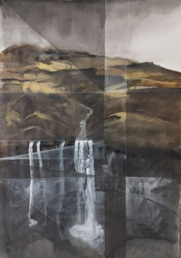 Картина под названием "рассказы из петли 8" - Юлия Безштанко, Подлинное произведение искусства, Акварель