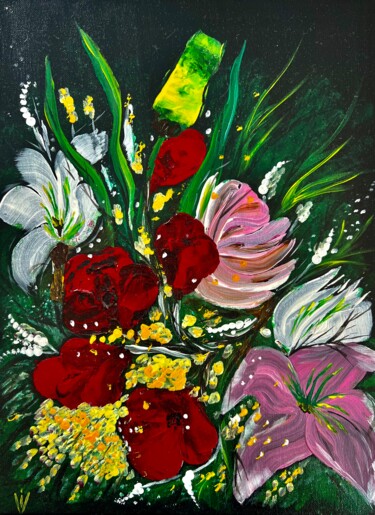 Картина под названием "Сад Дианы" - Юлия Добровольская, Подлинное произведение искусства, Акрил