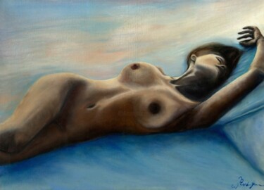 Картина под названием "Awakening" - Юлия Ламзина (Julia Roelova), Подлинное произведение искусства, Масло Установлен на Дере…