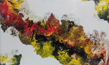 Картина под названием "Abstraction Emotion…" - Uliana Saiapina, Подлинное произведение искусства, Акрил