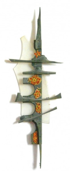 Sculpture titled "dans une épique épo…" by Olivier Ulivieri, Original Artwork, Mixed Media