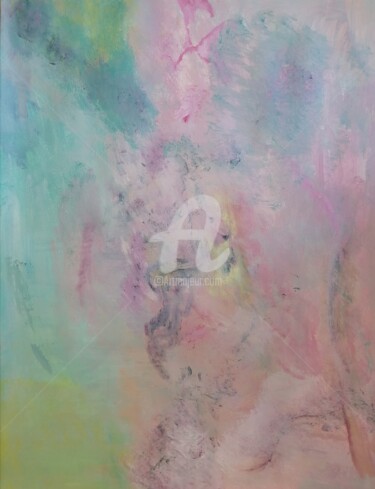 Pittura intitolato "L'air du printemps" da Uljana Bekis, Opera d'arte originale, Acrilico