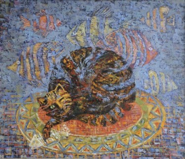 Картина под названием "Удача" - Ульяна Гончарова, Подлинное произведение искусства, Другой