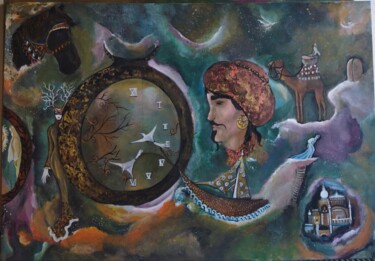 Картина под названием "Sinbad lot 1" - Ülkü İSpirli, Подлинное произведение искусства, Акрил