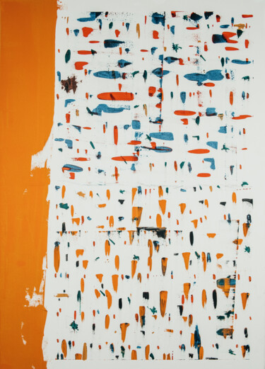 Картина под названием "RUM" - Ulla Cancola, Подлинное произведение искусства, Акрил Установлен на Деревянная рама для носилок