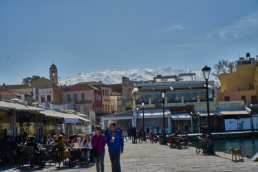 Fotografie mit dem Titel "Old Port Chania" von Ulli Heupel, Original-Kunstwerk