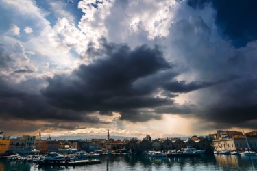 Photography titled "Old Habour of Chania" by Ulli Heupel, Original Artwork, Digital Photography