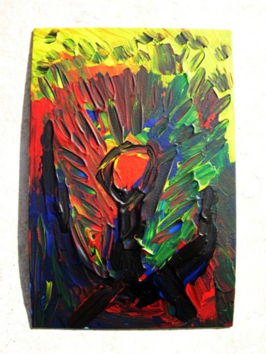 Malerei mit dem Titel "Spring Dance" von Ulli Heupel, Original-Kunstwerk, Öl