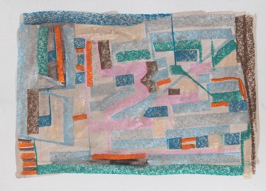 Pintura intitulada "Abstract VII" por Ulli Heupel, Obras de arte originais, Óleo