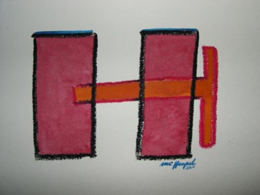 Картина под названием "Sex After Midnight" - Ulli Heupel, Подлинное произведение искусства, Масло