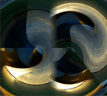 Digitale Kunst mit dem Titel "Guggenheim Museum B…" von Ulli Heupel, Original-Kunstwerk, Andere