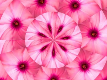 Digitale Kunst mit dem Titel "Flowers 1" von Ulli Heupel, Original-Kunstwerk, Digitale Malerei