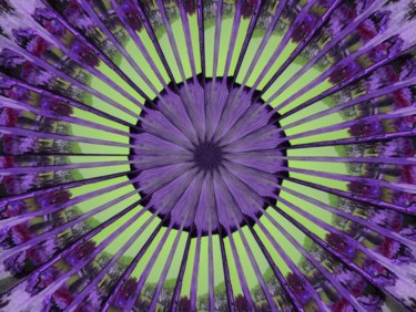 Digitale Kunst mit dem Titel "Beachflower III" von Ulli Heupel, Original-Kunstwerk, Digitale Malerei