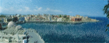 Digitale Kunst mit dem Titel "Chania / Kreta : De…" von Ulli Heupel, Original-Kunstwerk, Digitale Malerei