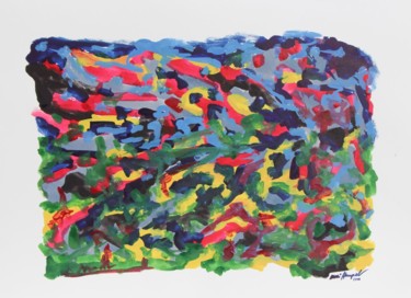 Peinture intitulée "Abstract Impression" par Ulli Heupel, Œuvre d'art originale