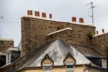 Fotografia zatytułowany „Cheminées en France…” autorstwa Ulli Heupel, Oryginalna praca