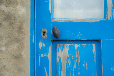Fotografie mit dem Titel "Blaue Tür" von Ulli Heupel, Original-Kunstwerk