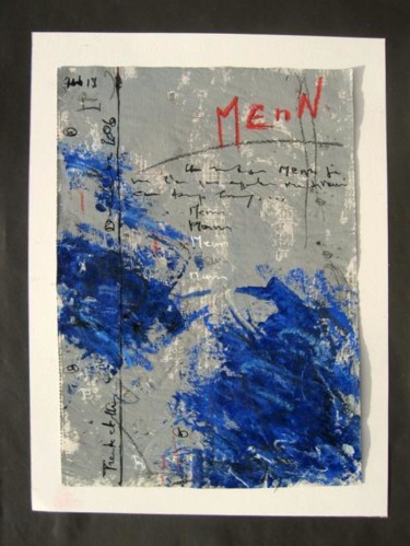 Peinture intitulée "MenN" par Eric Ullrich, Œuvre d'art originale