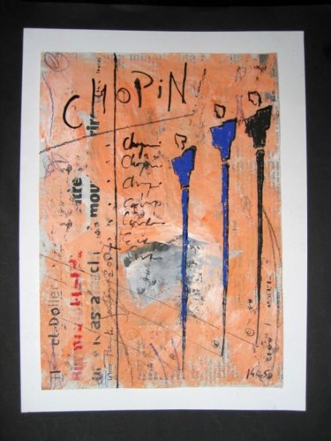 Malarstwo zatytułowany „CHoPiN” autorstwa Eric Ullrich, Oryginalna praca