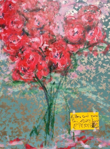 Ζωγραφική με τίτλο "Elles sont pour toi…" από Eric Ullrich, Αυθεντικά έργα τέχνης, Ακρυλικό