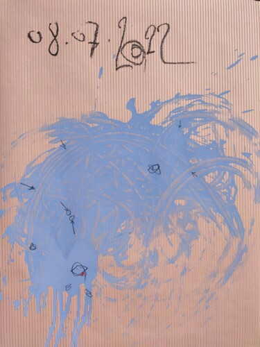 Картина под названием "08.07.2022" - Eric Ullrich, Подлинное произведение искусства, Акрил