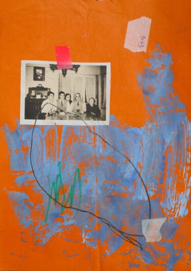 Картина под названием "Famille" - Eric Ullrich, Подлинное произведение искусства, Акрил