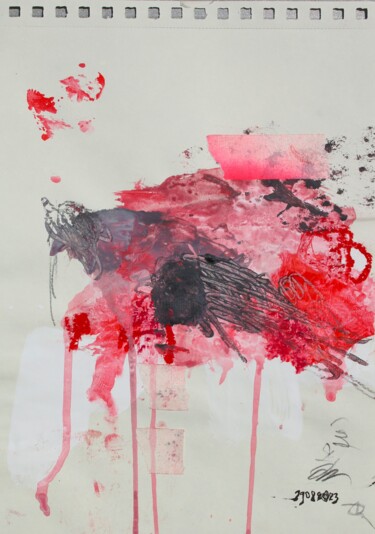 Картина под названием "Pélican" - Eric Ullrich, Подлинное произведение искусства, Акрил