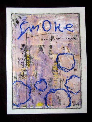 Painting titled "SmOKe" by Eric Ullrich, Original Artwork