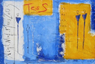 Peinture intitulée "Tess" par Eric Ullrich, Œuvre d'art originale