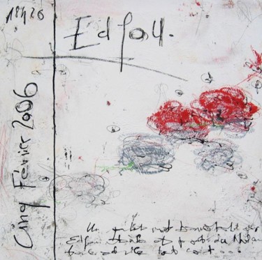 Peinture intitulée "EDFOU" par Eric Ullrich, Œuvre d'art originale