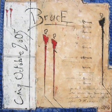 Peinture intitulée "Bruce" par Eric Ullrich, Œuvre d'art originale