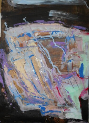 Painting titled "abstract 717" by Ulrich De Balbian, Original Artwork, Oil