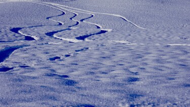 Φωτογραφία με τίτλο "pattern in the snow" από Ulrich Ernst Nievergelt, Αυθεντικά έργα τέχνης, Ψηφιακή φωτογραφία