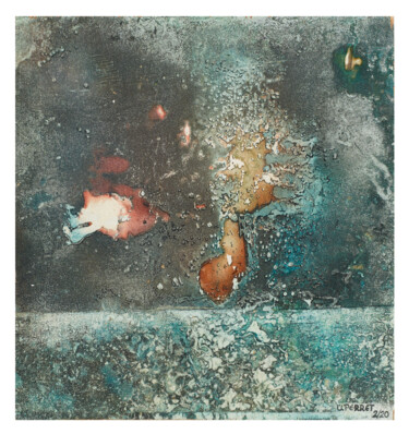 Ζωγραφική με τίτλο "Unearthly flickering" από Ulrich Perret, Αυθεντικά έργα τέχνης, Ακρυλικό