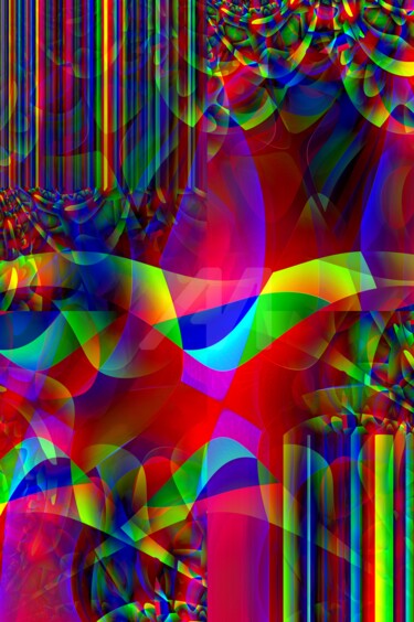 Lebensfreude Digitale Künste mit dem Titel "Lebensfreude" von Ulrike Kröll, Original-Kunstwerk, Digitale Malerei