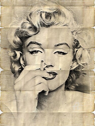 Fotografia intitulada "Marilyn Monroe phen…" por Ivan Venerucci, Obras de arte originais, Outro