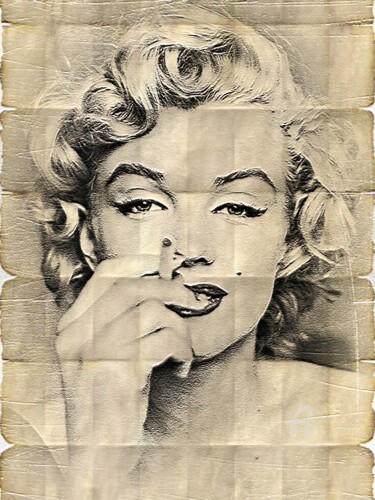 Marilyn Monroe phenomena Fotografia intitolato "Marilyn Monroe phen…" da Ivan Venerucci, Opera d'arte originale, Altro