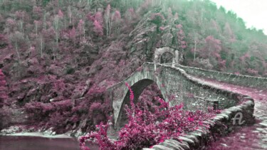 Fotografia intitulada "Ponte del Diavolo" por Ivan Venerucci, Obras de arte originais