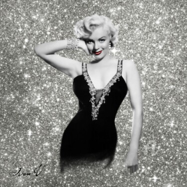 Marilyn Dream Arte digitale intitolato "Marilyn Dream" da Ivan Venerucci, Opera d'arte originale, Pittura digitale