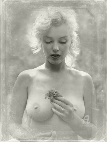 Fotografia intitolato "Marilyn Monroe sens…" da Ivan Venerucci, Opera d'arte originale, Fotografia manipolata