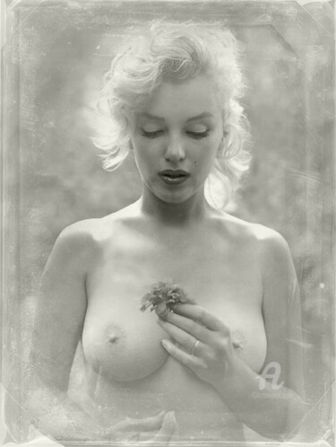 Marilyn Monroe sensual Fotografia intitolato "Marilyn Monroe sens…" da Ivan Venerucci, Opera d'arte originale, Fotografia manipolata