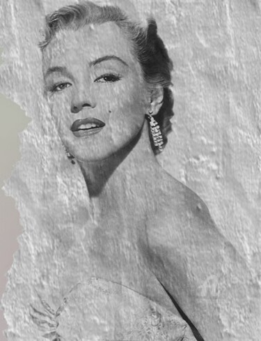 Fotografia intitolato "Marilyn Monroe clas…" da Ivan Venerucci, Opera d'arte originale, Fotografia manipolata