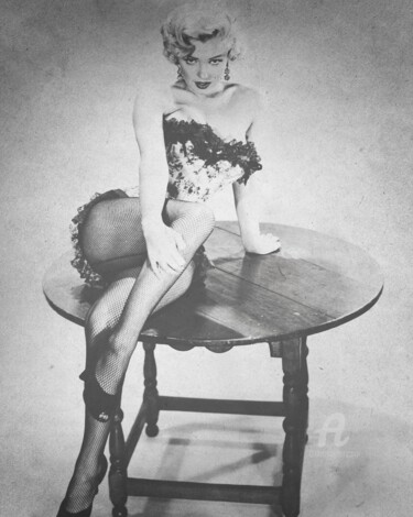 Fotografie mit dem Titel "Marilyn Monroe hypn…" von Ivan Venerucci, Original-Kunstwerk, Manipulierte Fotografie