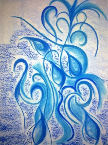 Drawing titled "Ocean Dreaming" by Uma Aslam, Original Artwork
