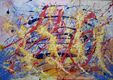 Painting titled "SUPERFICIE VIVENTE" by Umberto Malatesta, Original Artwork