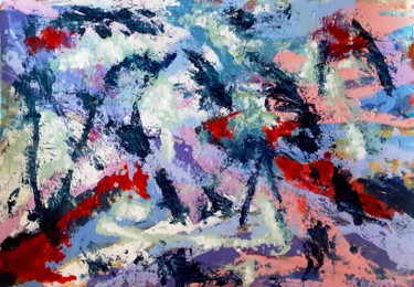 Pittura intitolato "Living surface" da Umberto Malatesta, Opera d'arte originale, Acrilico