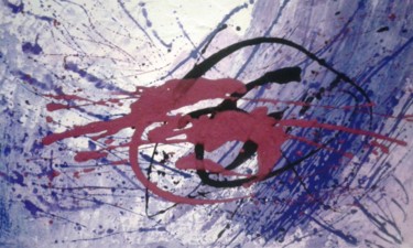 Painting titled "SUPERFICIE VIVENTE" by Umberto Malatesta, Original Artwork, Acrylic