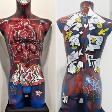 Scultura intitolato "Custom Body-SpiderM…" da Umberto Zive, Opera d'arte originale, Plastica