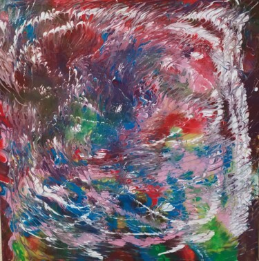 Картина под названием "Метаморфозы Вселенн…" - Milla, Подлинное произведение искусства, Акрил Установлен на Деревянная рама…