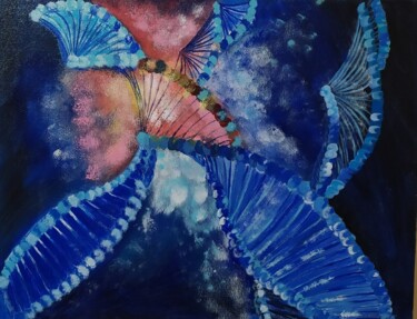 Картина под названием "We will survive. DNA" - Milla, Подлинное произведение искусства, Акрил Установлен на Деревянная рама…